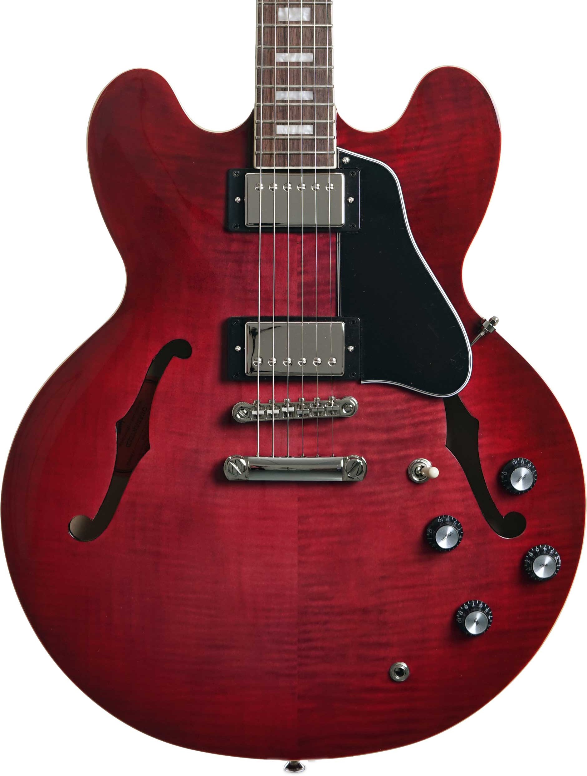 Epiphone エレキギター es553 Epiphone ES-335 Figured, Raspberry Tea Burst – A Strings